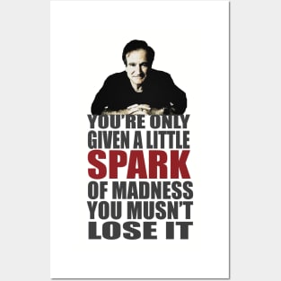 Little spark of madness....don't lose it Posters and Art